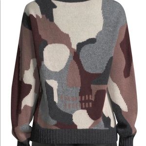 RARE Skull Cashmere Cayenne Camo Sweater